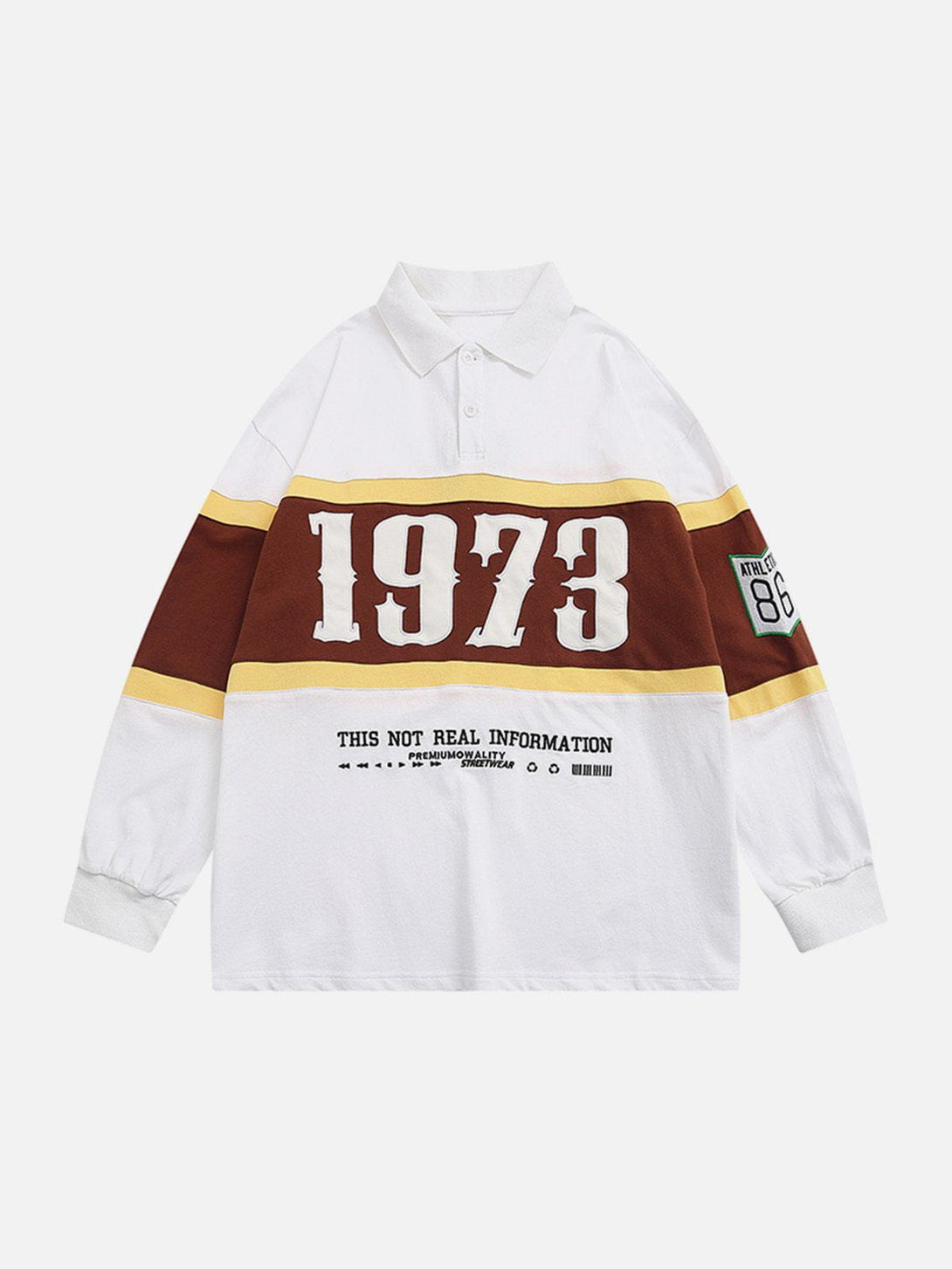 Levefly - "1973" Polo Sweatshirt - Streetwear Fashion - levefly.com