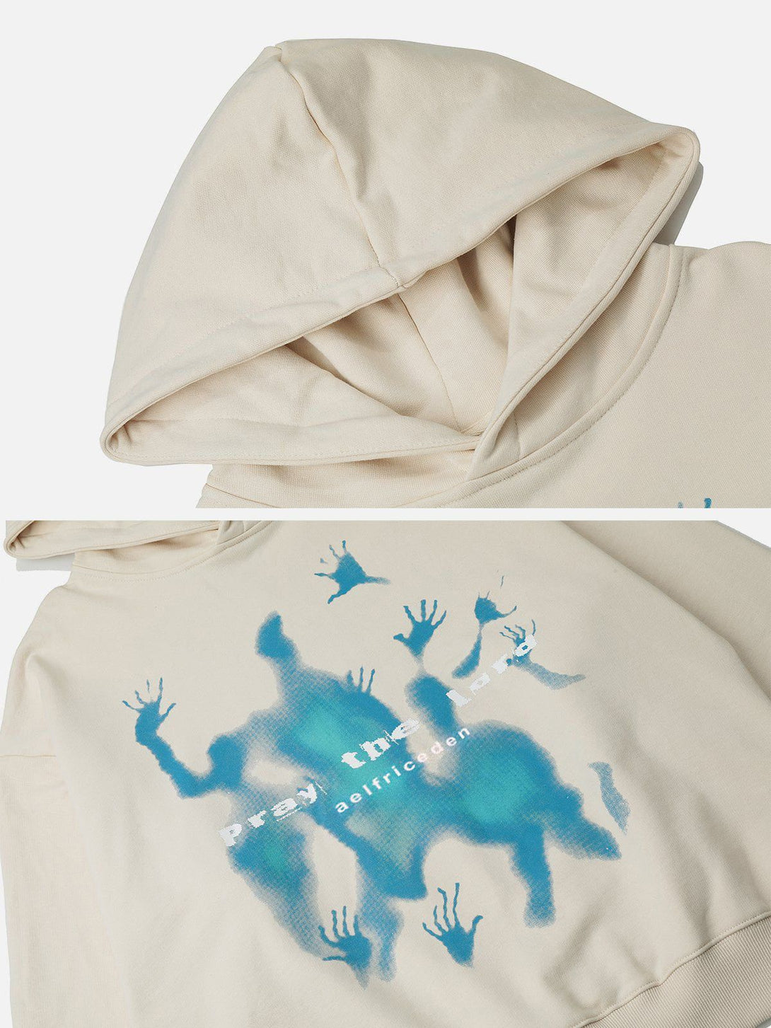Levefly - Abstraction Shadow Print Hoodie - Streetwear Fashion - levefly.com