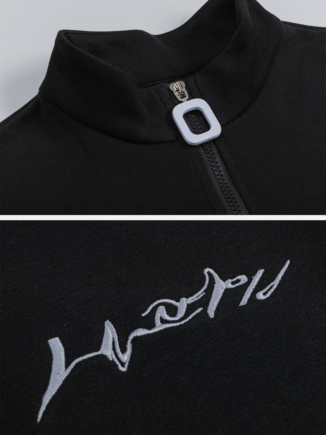Levefly - Alphabet Embroidery Sweatshirt - Streetwear Fashion - levefly.com
