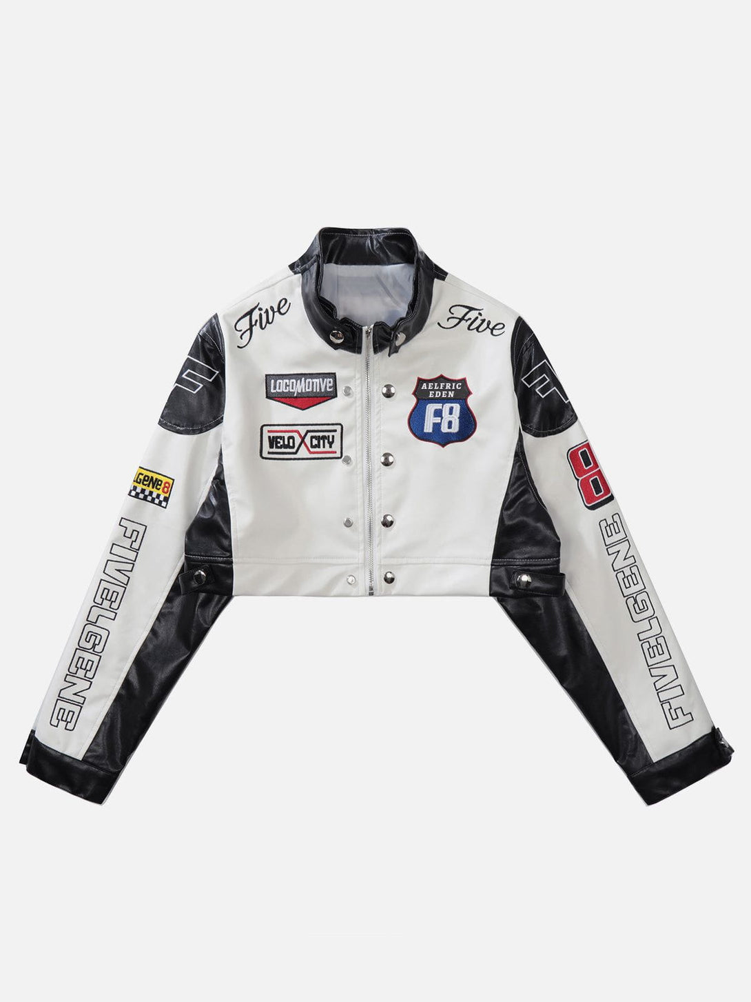 Levefly - Ambition Motorcycle Crop Jacket - Streetwear Fashion - levefly.com
