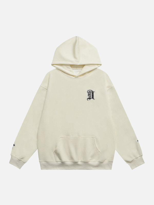 Levefly - Applique Embroidery Hoodie - Streetwear Fashion - levefly.com