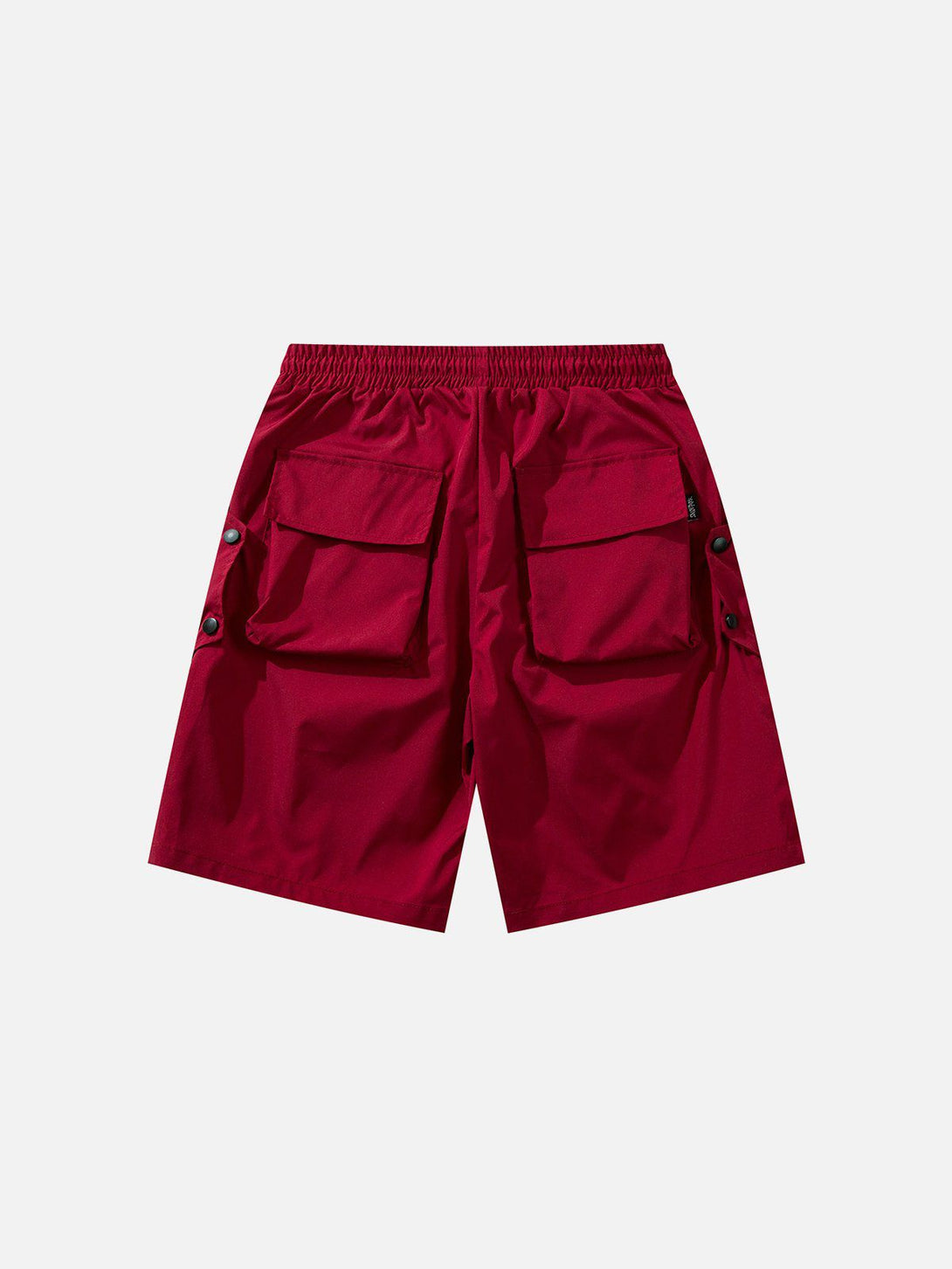 Levefly - Buckle Decoration Solid Shorts - Streetwear Fashion - levefly.com