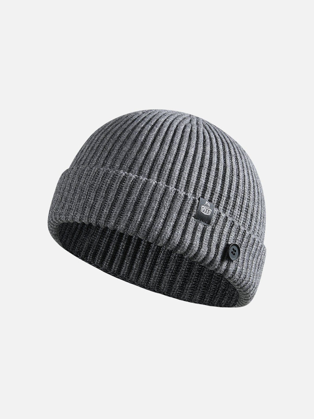 Levefly - Buttons Knit Dome Hat - Streetwear Fashion - levefly.com
