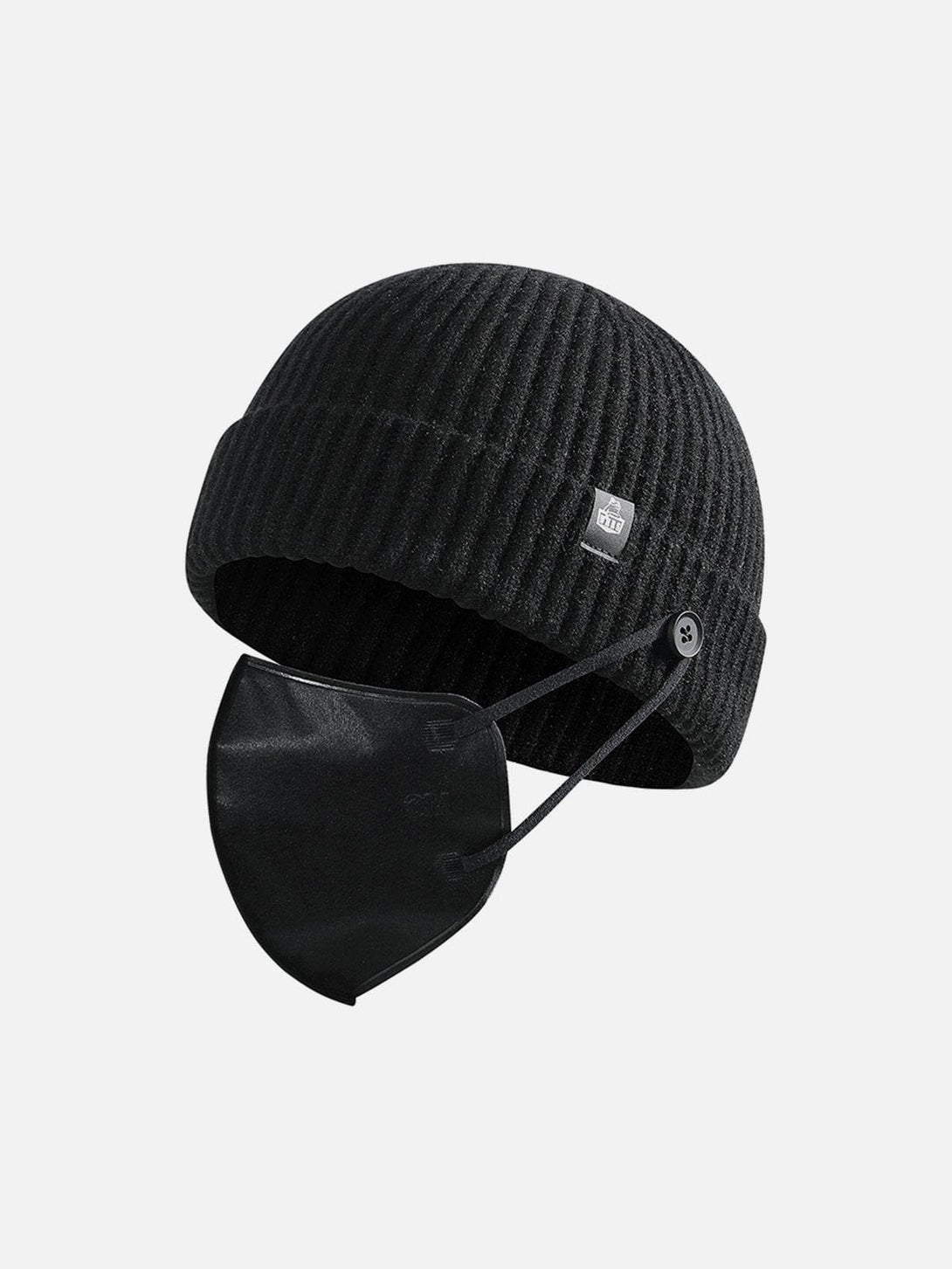 Levefly - Buttons Knit Dome Hat - Streetwear Fashion - levefly.com