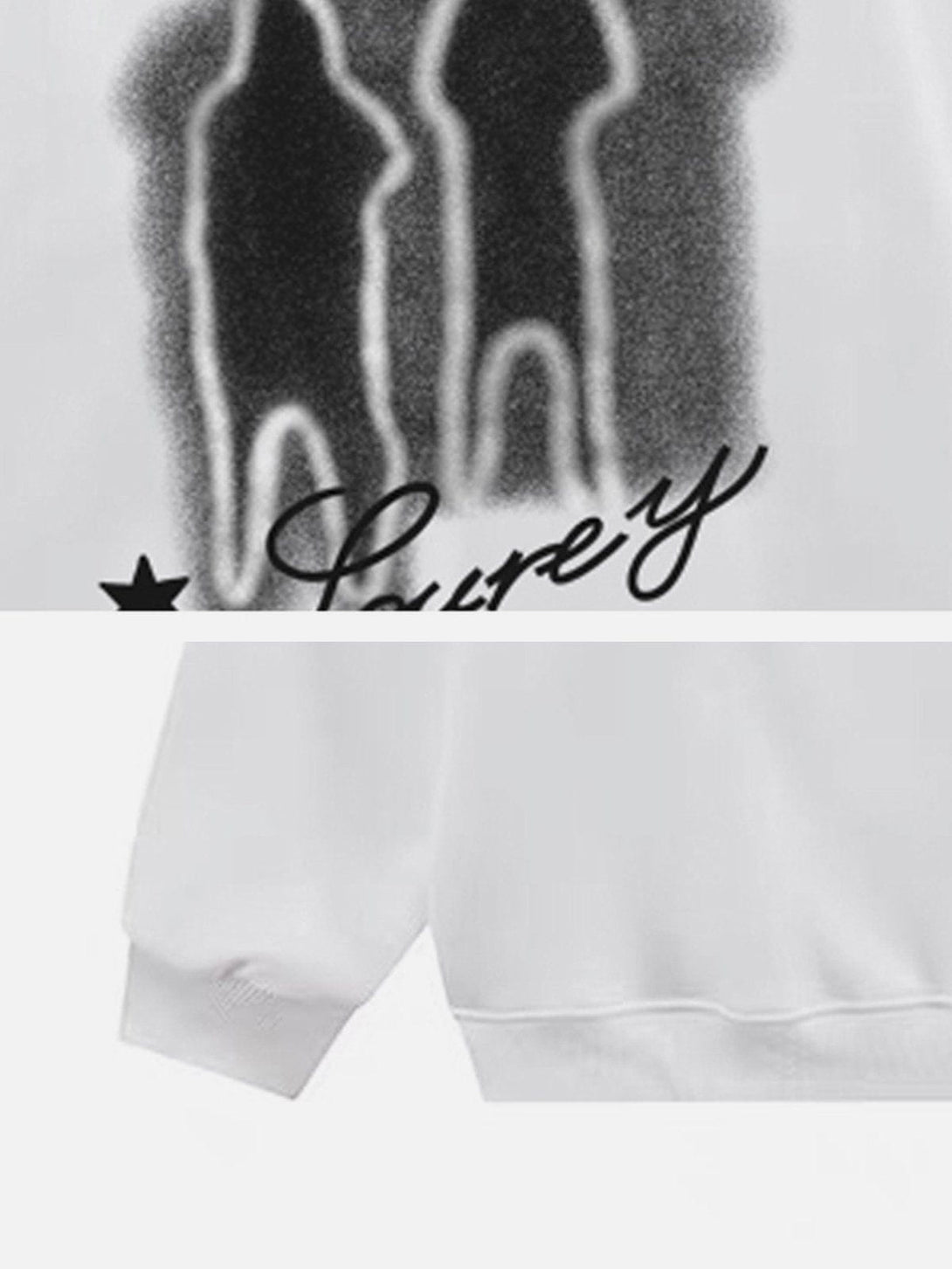 Levefly - Character Letter Print Sweatshirt - Streetwear Fashion - levefly.com