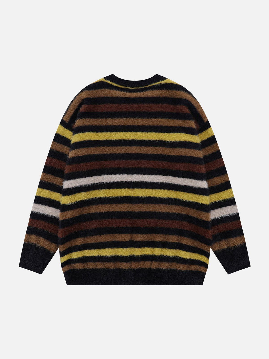 Levefly - Color Striped Star Sweater - Streetwear Fashion - levefly.com