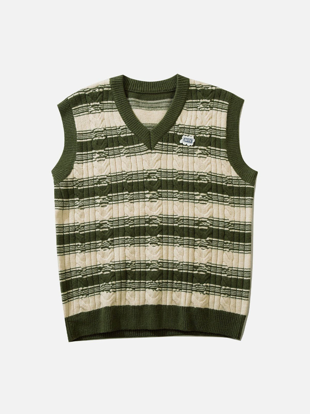 Levefly - Colorblock Stripe Sweater Vest - Streetwear Fashion - levefly.com