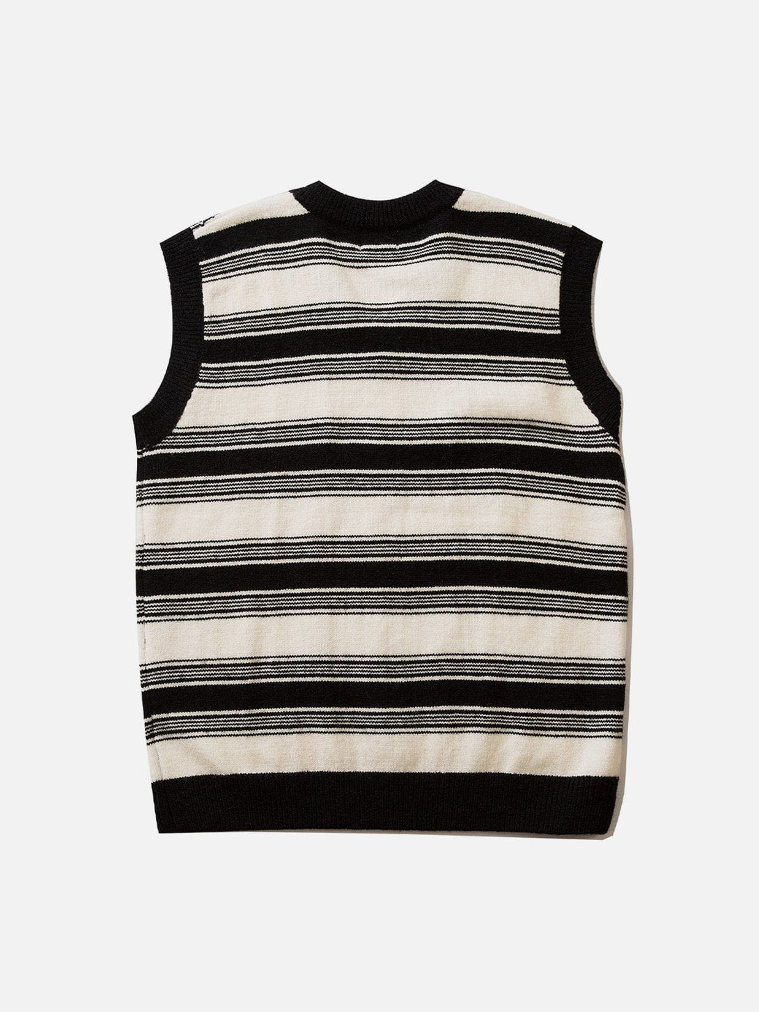 Levefly - Colorblock Stripe Sweater Vest - Streetwear Fashion - levefly.com