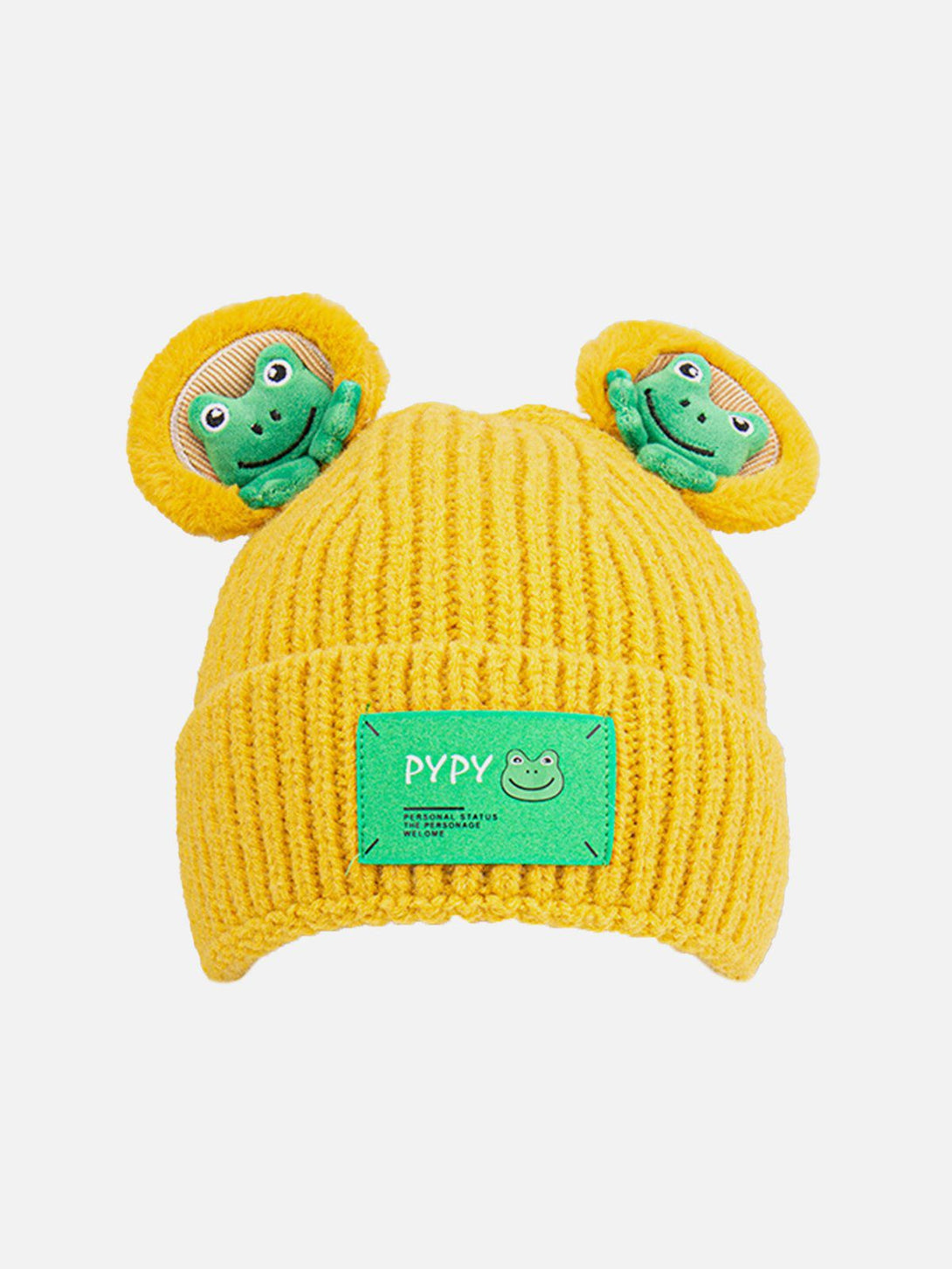 Levefly - Cute Cartoon 3D Frog Knitting Hat - Streetwear Fashion - levefly.com