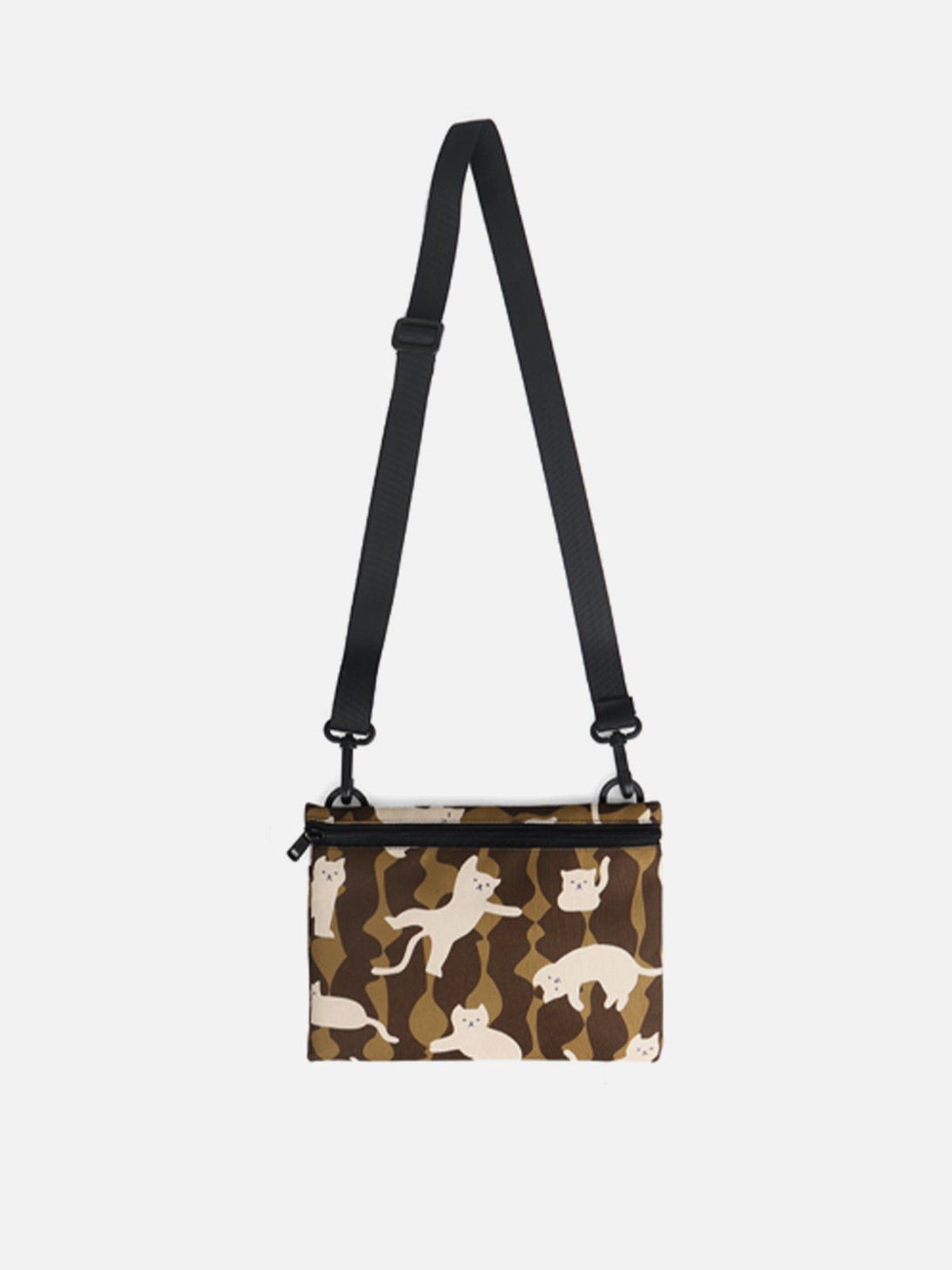 Levefly - Cute Cat Print Crossbody Bag - Streetwear Fashion - levefly.com