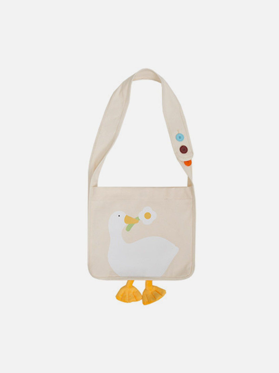 Levefly - Cute Duck Canvas Bag - Streetwear Fashion - levefly.com