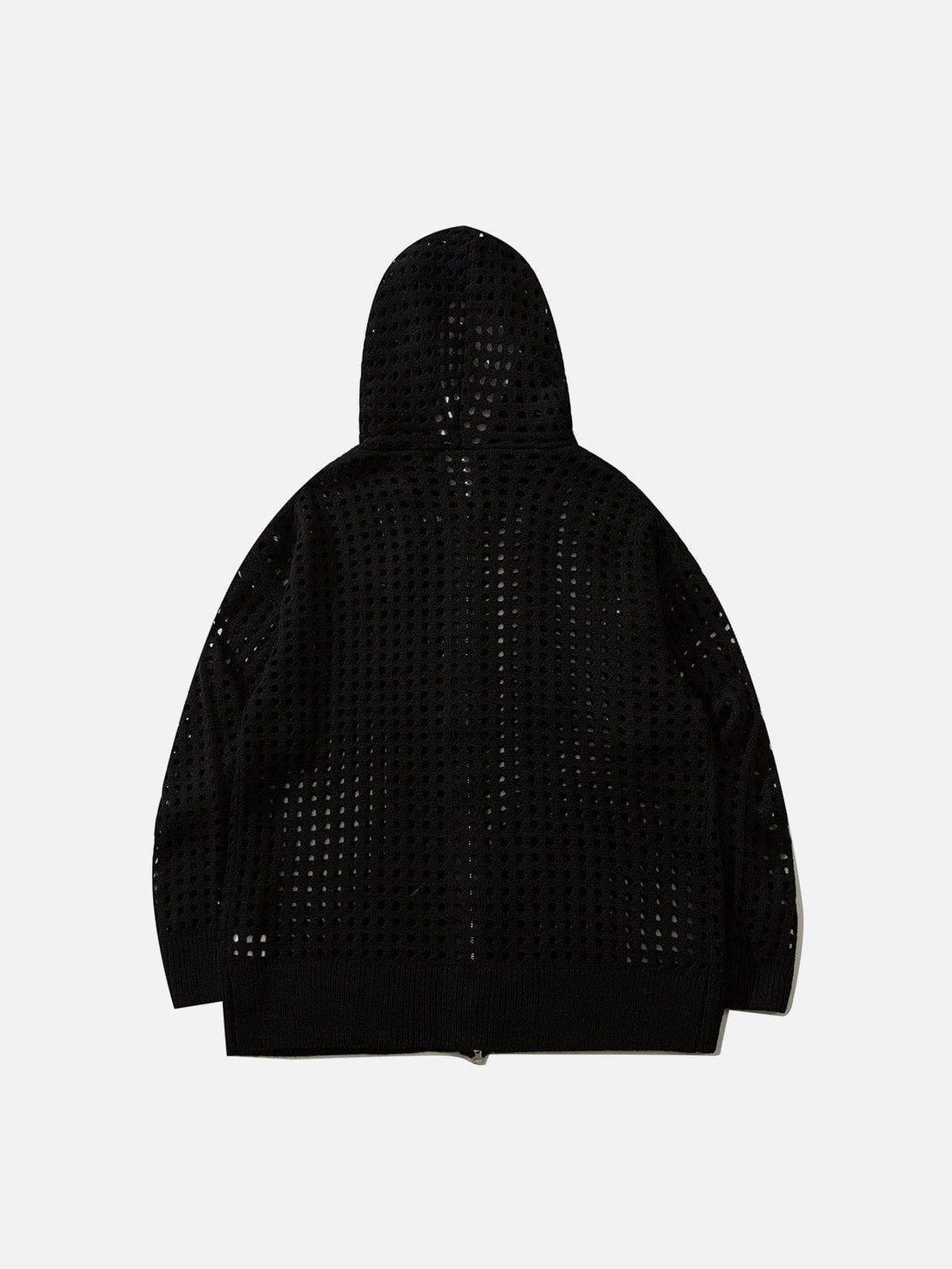 Levefly - Cutout Double Zip-up Pulls Hoodie - Streetwear Fashion - levefly.com