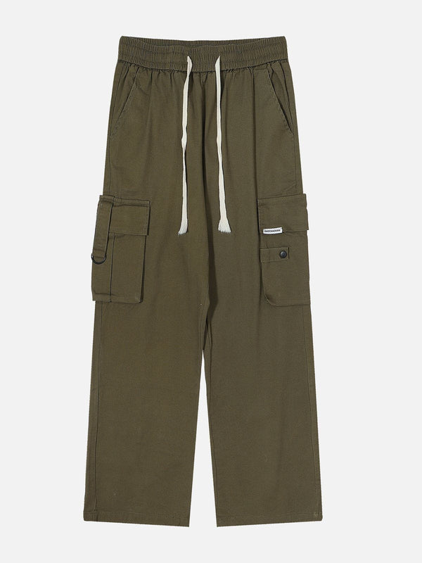Levefly - Drawstring Cargo Pants - Streetwear Fashion - levefly.com