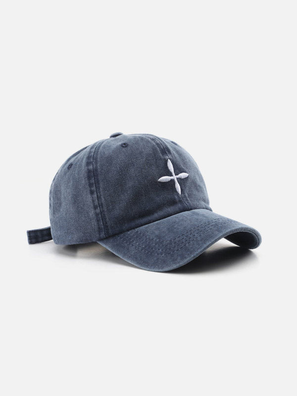 Levefly - Embroidery Crucifix Baseball Cap - Streetwear Fashion - levefly.com