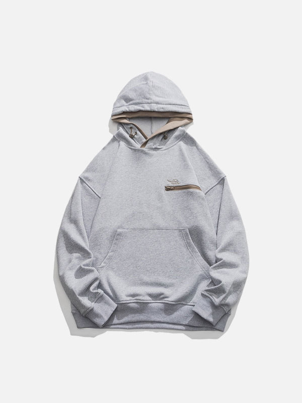 Levefly - Faux Two-Piece Hoodie - Streetwear Fashion - levefly.com
