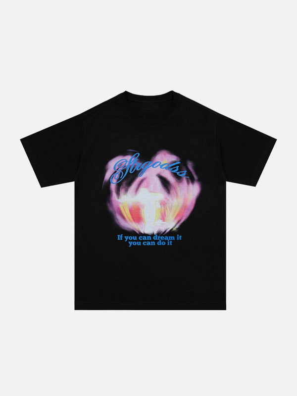 Levefly - Flame Elements Print Tee - Streetwear Fashion - levefly.com