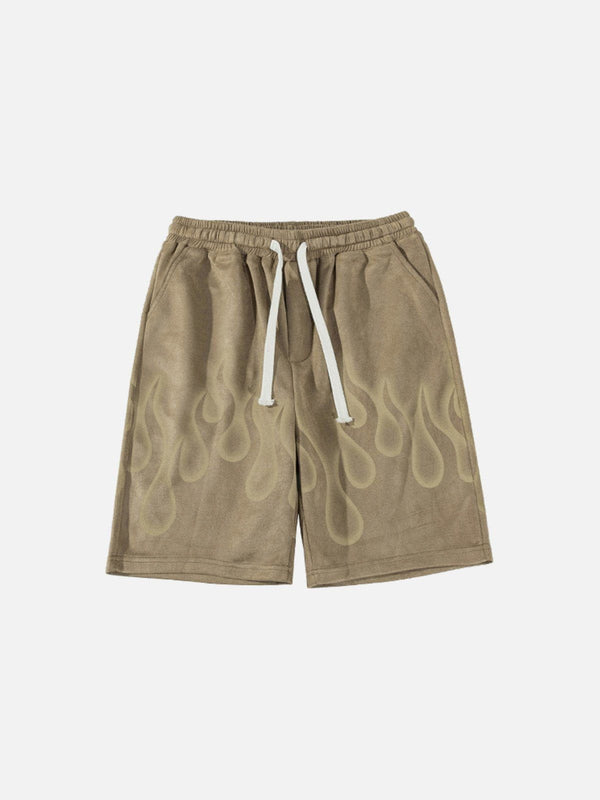 Levefly - Flame Graphic Shorts - Streetwear Fashion - levefly.com