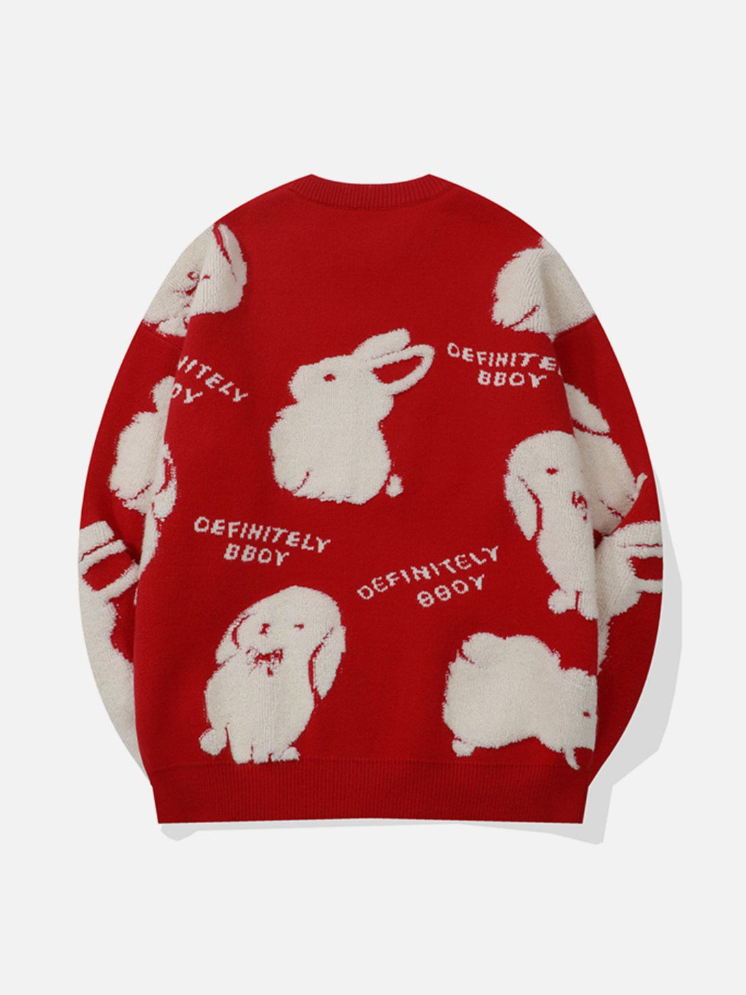Levefly - Flocked Rabbit Sweater - Streetwear Fashion - levefly.com