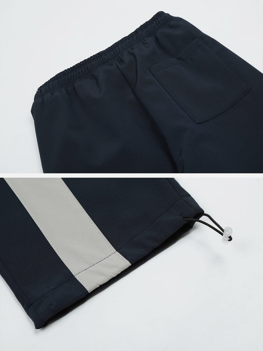Levefly - Functional Color Contrast Splicing Sweatpants - Streetwear Fashion - levefly.com