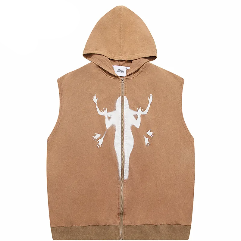 Levefly - Ghost Shadow Graphic Hoodie - Streetwear Fashion - levefly.com