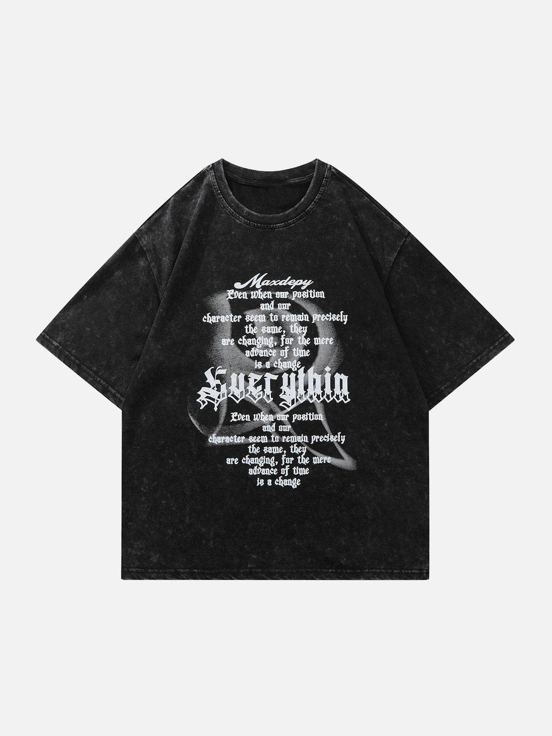 Levefly - Gothic Letter Print Tee - Streetwear Fashion - levefly.com