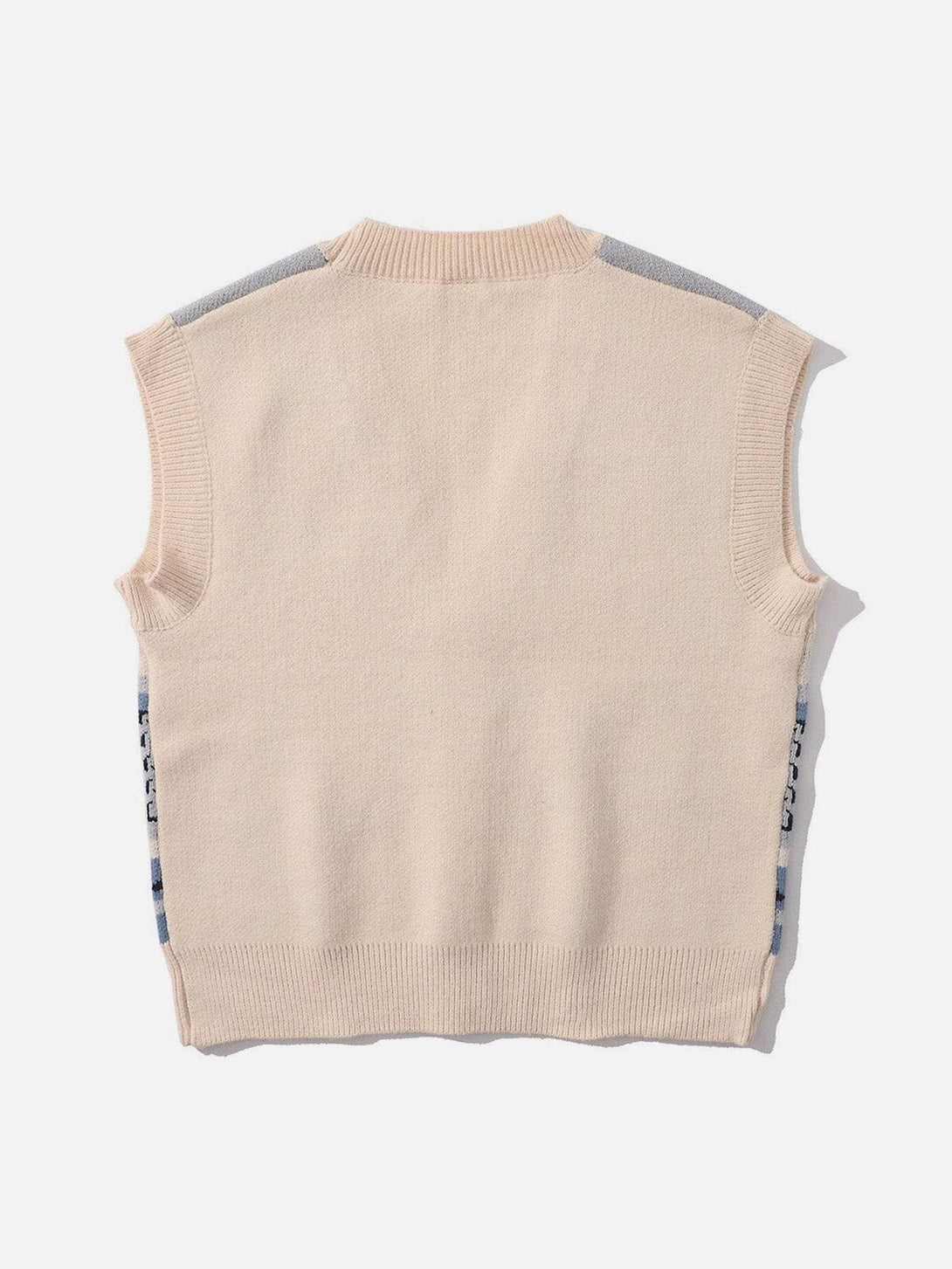 Levefly - Hand In Hand Pattern Knit Sweater Vest - Streetwear Fashion - levefly.com