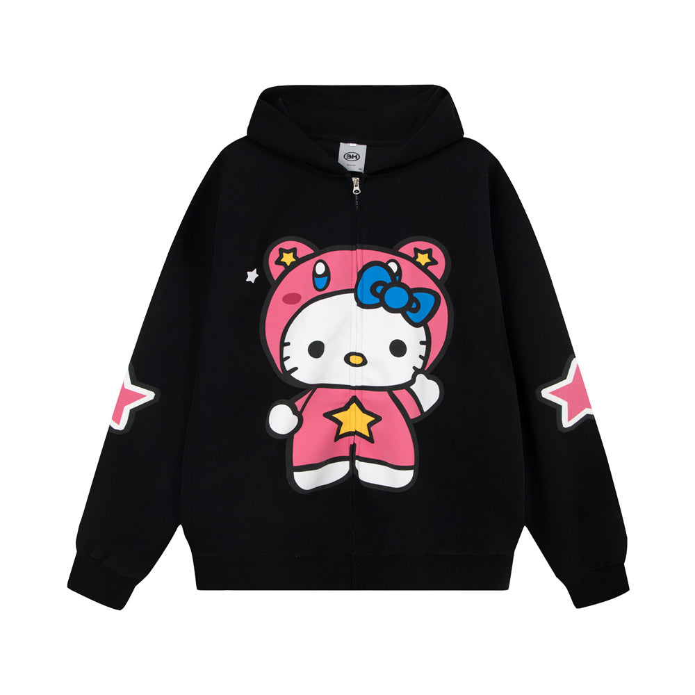 Levefly - Hello Kitty Hoodie - Streetwear Fashion - levefly.com