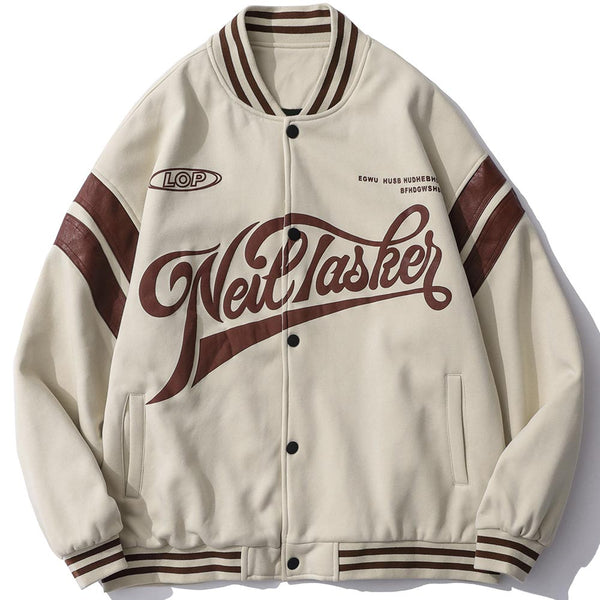 Levefly - LOP Baseball Jacket - Streetwear Fashion - levefly.com