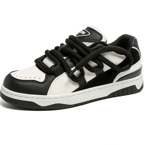 Levefly - Lace Up Trainers Student Shoes - Streetwear Fashion - levefly.com
