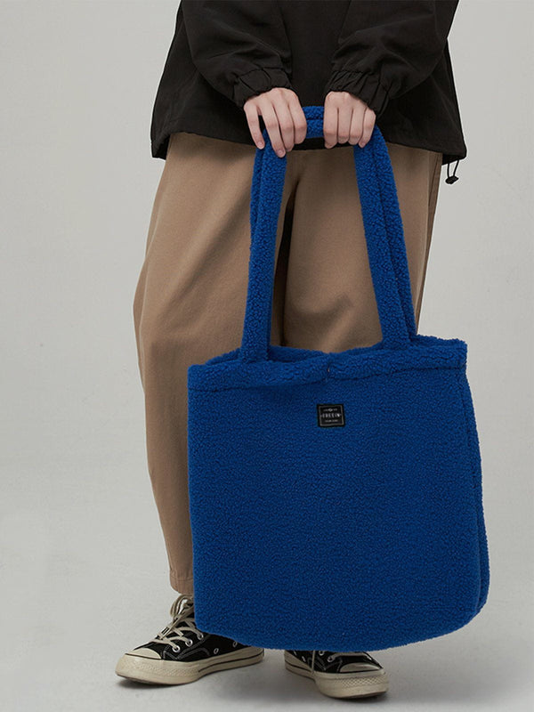 Levefly - Lambswool Shoulder Bag - Streetwear Fashion - levefly.com