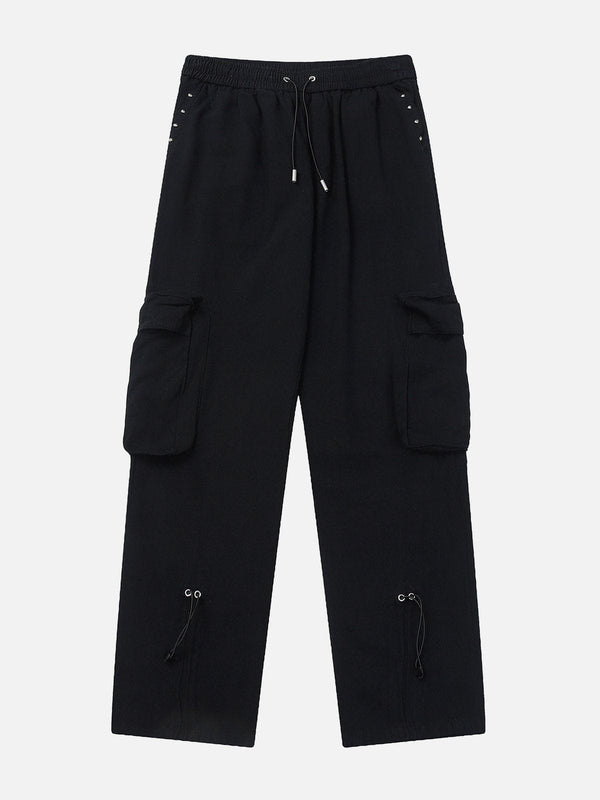 Levefly - Large Multi-Pocket Cargo Pants - Streetwear Fashion - levefly.com