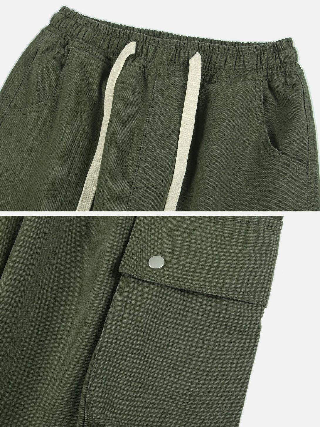 Levefly - Large Pocket Large Drawstring Pants - Streetwear Fashion - levefly.com