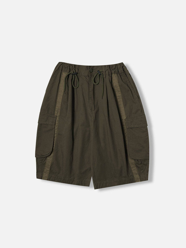 Levefly - Large Pocket Patchwork Shorts - Streetwear Fashion - levefly.com