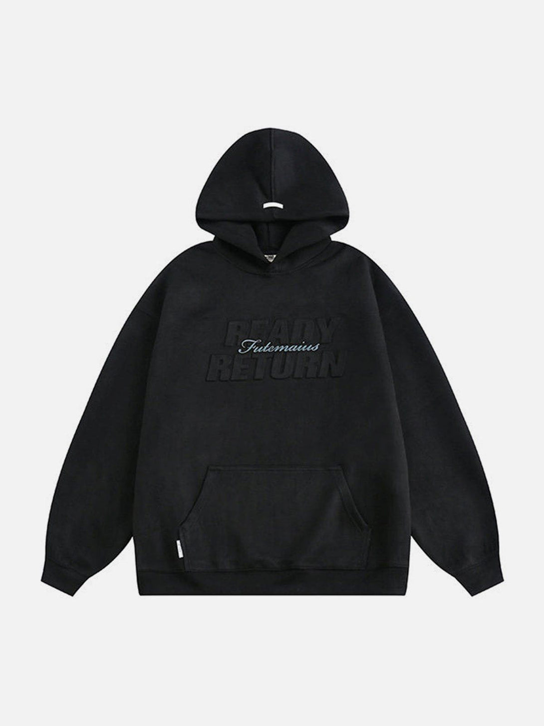 Levefly - Letter Print Solid Hoodie - Streetwear Fashion - levefly.com