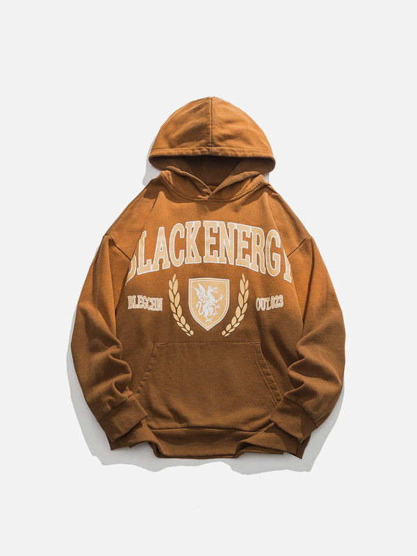 Levefly - Lettered Graphic Hoodie - Streetwear Fashion - levefly.com