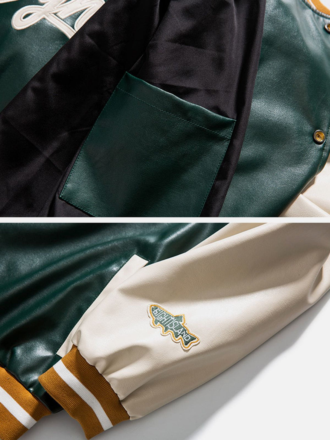 Levefly - Maple Leaf Leather Jacket - Streetwear Fashion - levefly.com