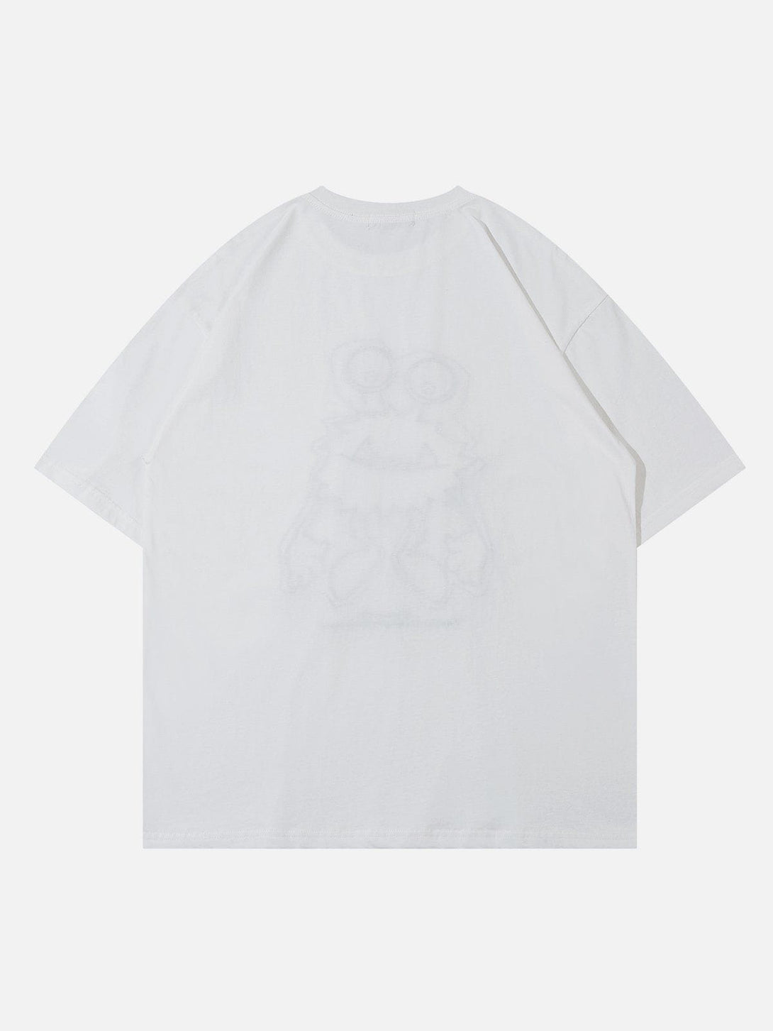 Levefly - Monster Embroidery Print Tee - Streetwear Fashion - levefly.com