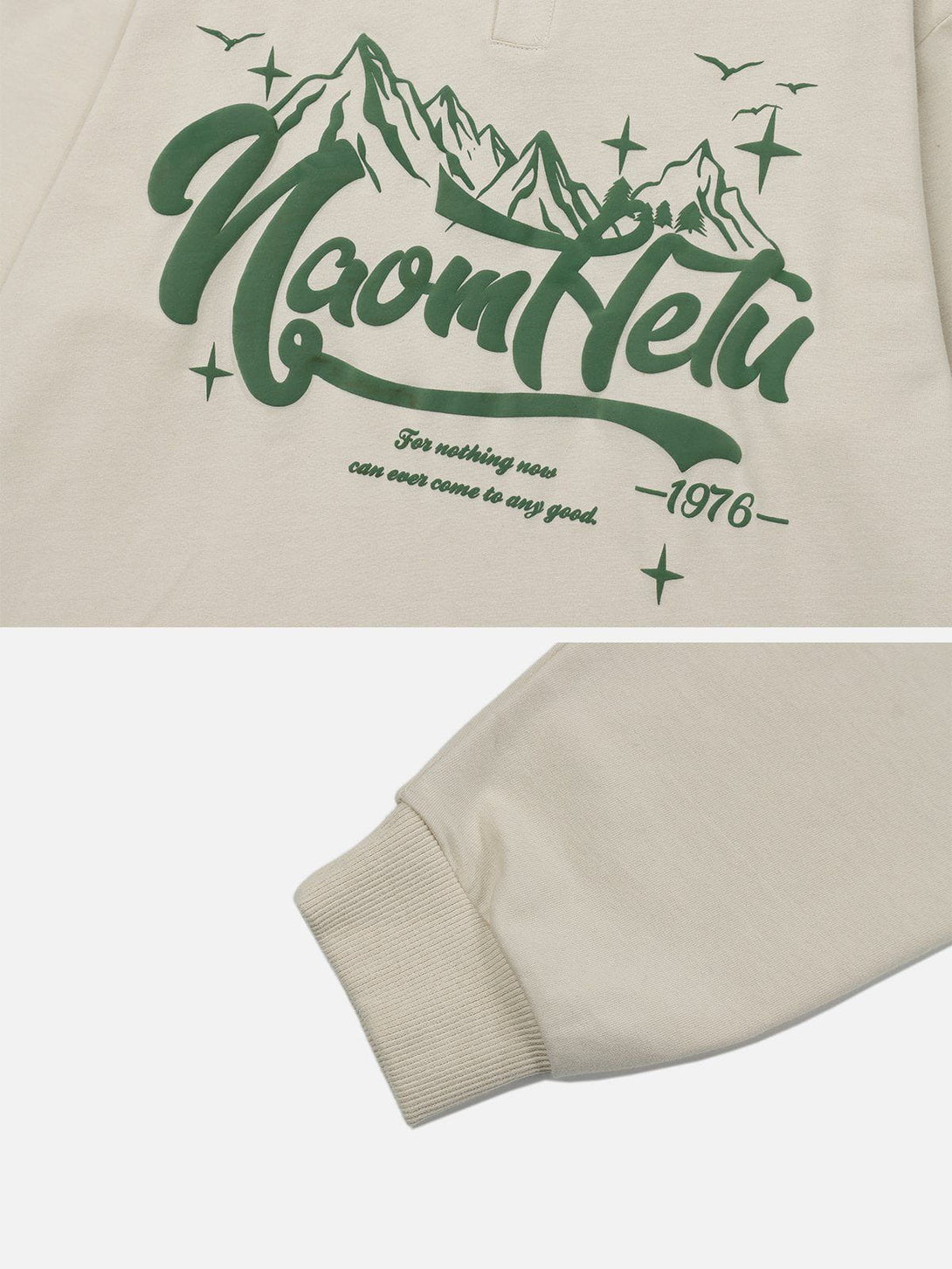 Levefly - Mountain Peak Print Sweatshirt - Streetwear Fashion - levefly.com