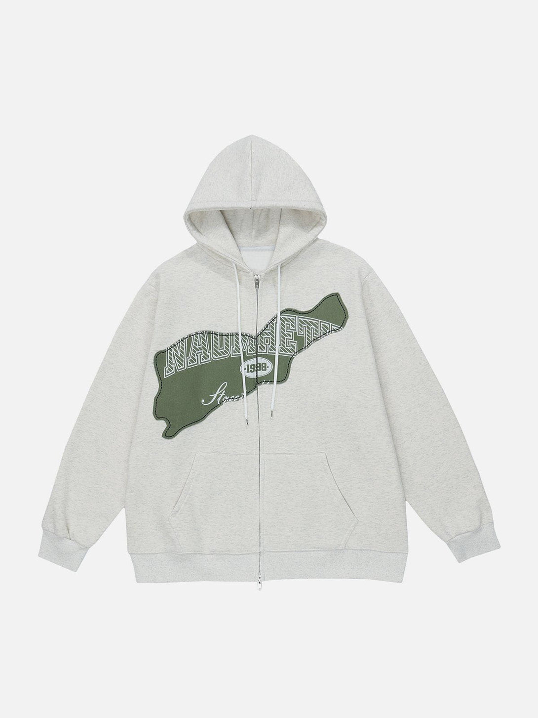 Levefly - Patchwork Letter Print Hoodie - Streetwear Fashion - levefly.com