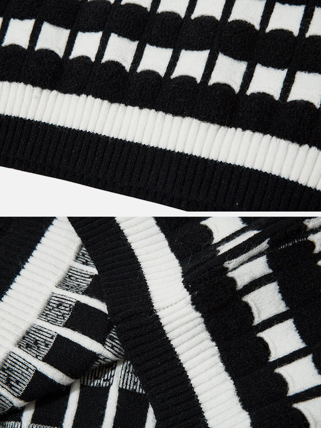 Levefly - Plaid Stripe Sweater Vest - Streetwear Fashion - levefly.com
