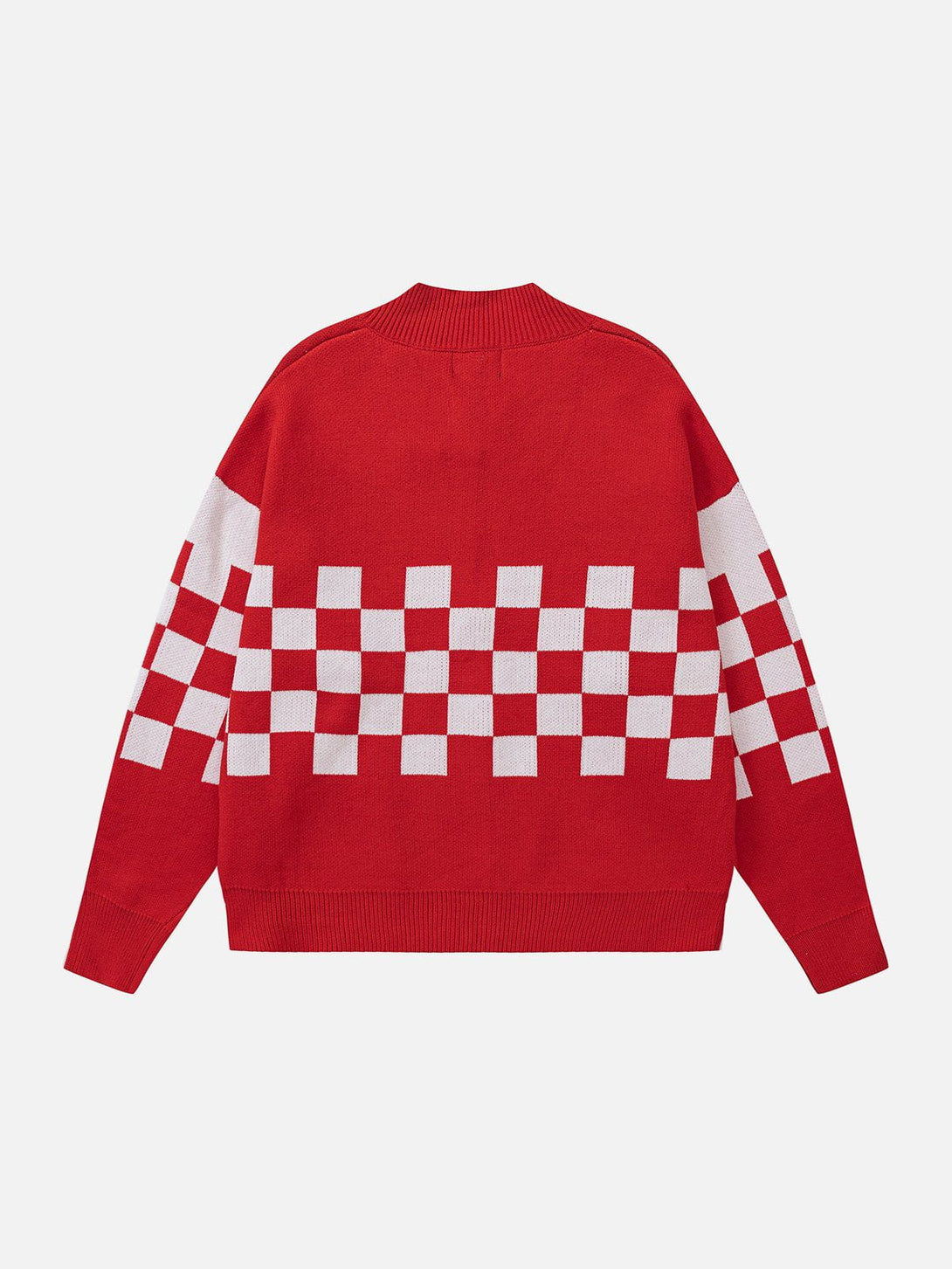 Levefly - Plaid With Gloves Racing Cardigan - Streetwear Fashion - levefly.com