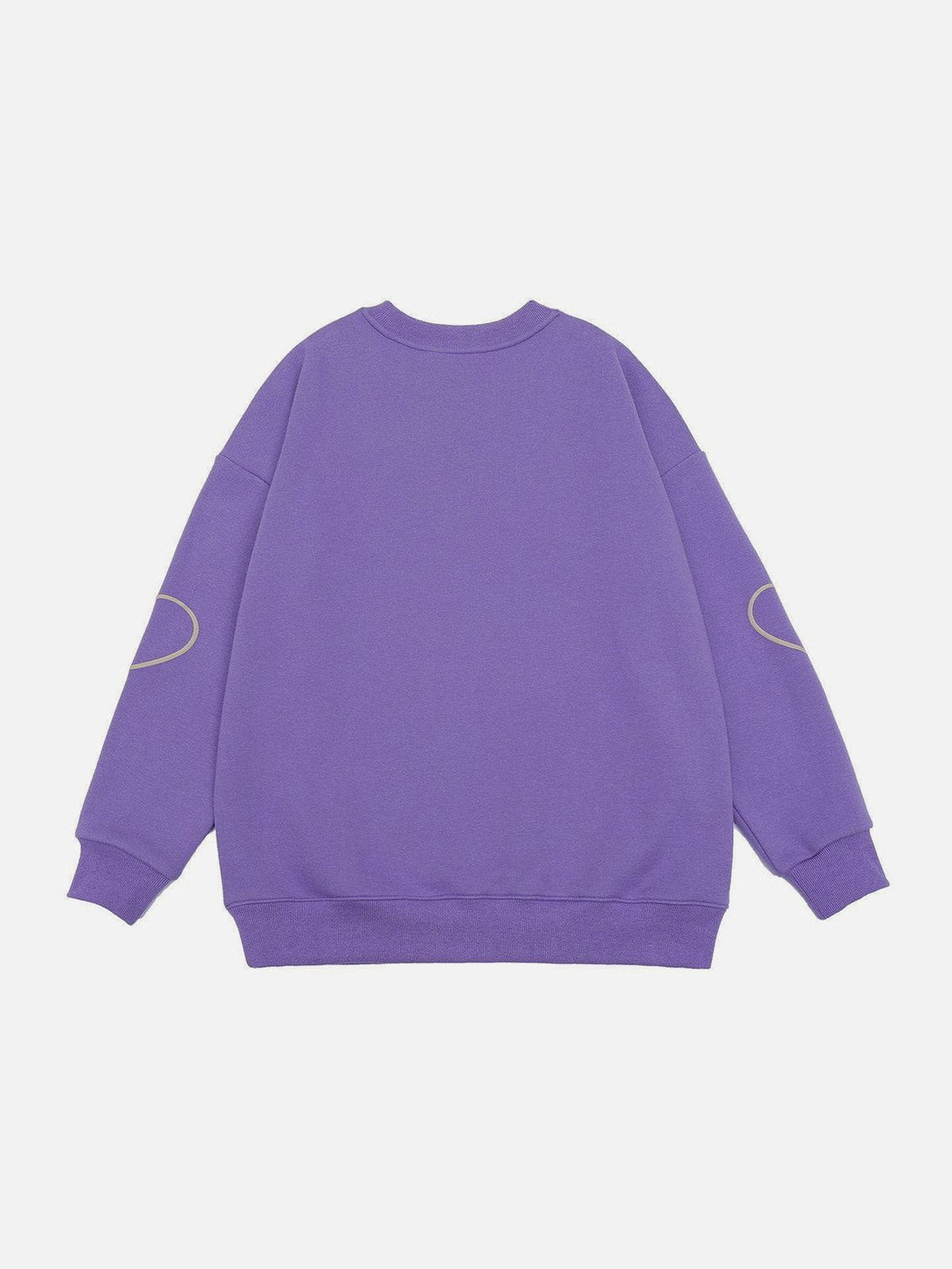 Levefly - Sleeve Heart Print Sweatshirt - Streetwear Fashion - levefly.com