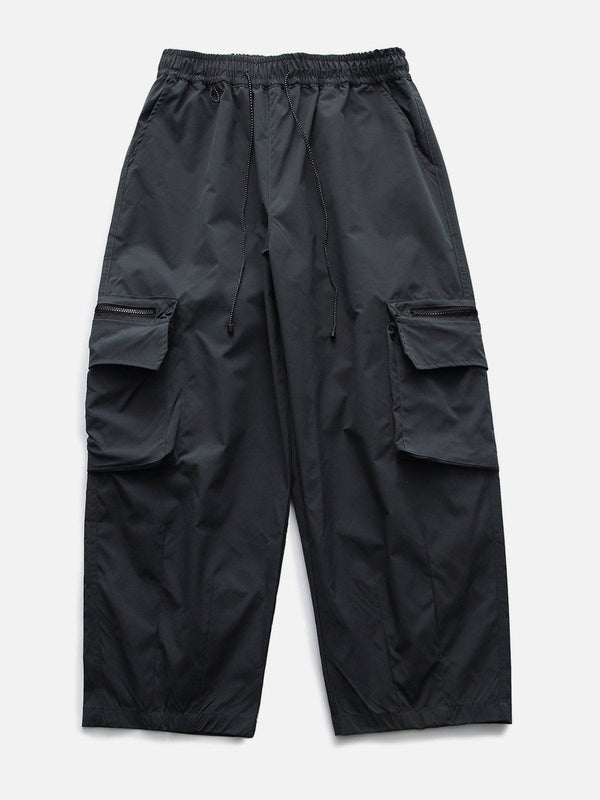 Levefly - Solid Big Pocket Cargo Pants - Streetwear Fashion - levefly.com