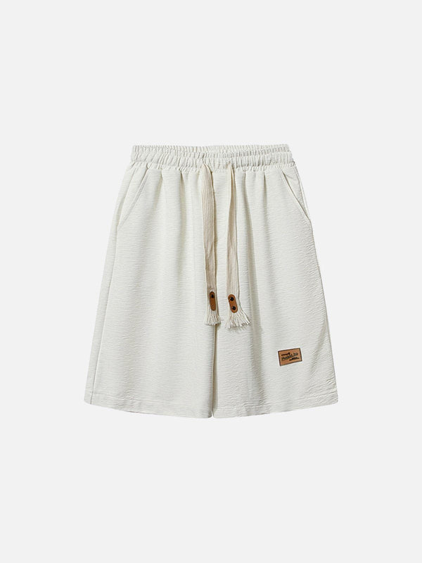 Levefly - Solid Color Cool Fabric Shorts - Streetwear Fashion - levefly.com