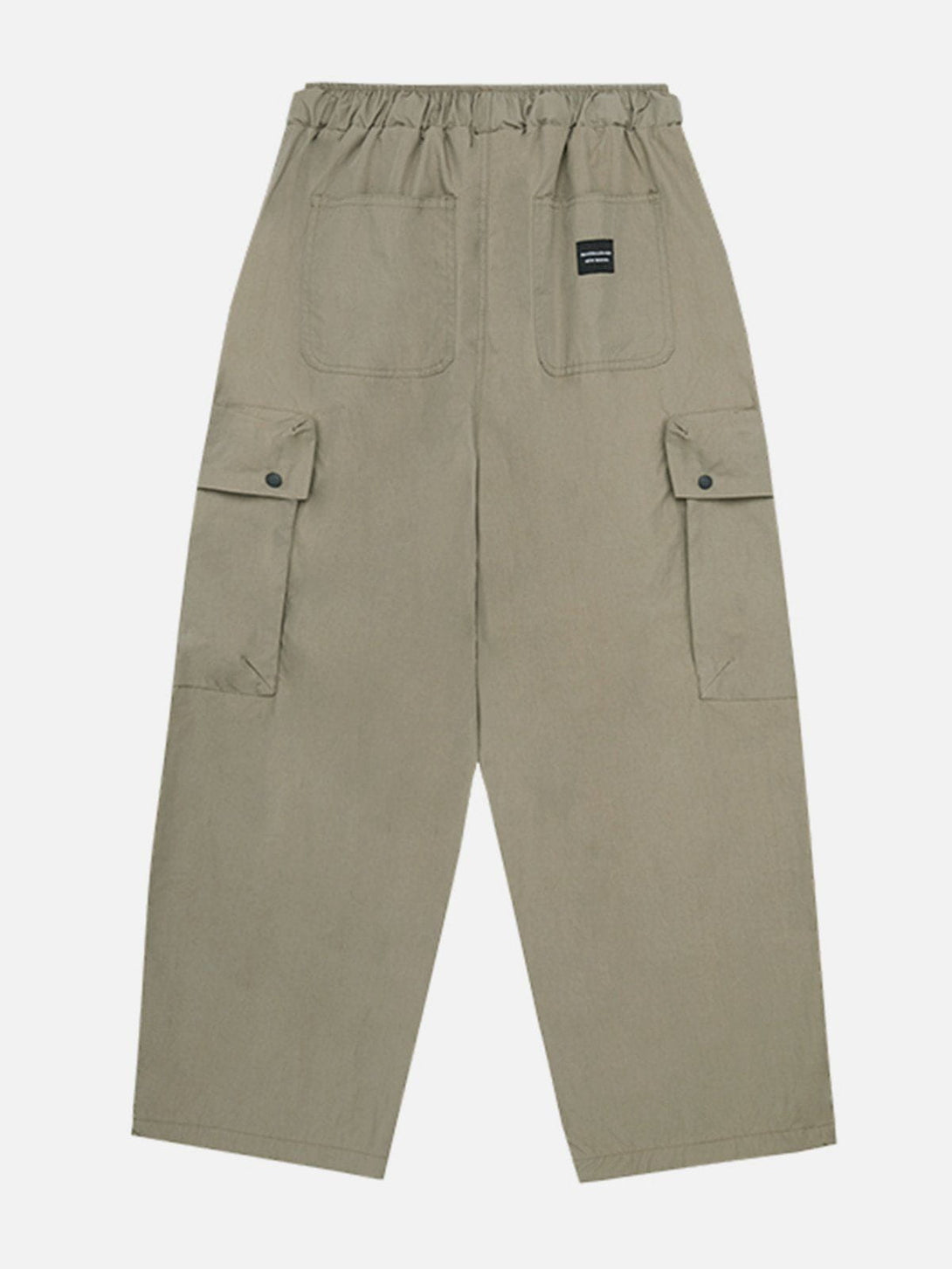 Levefly - Solid Color Functional Cargo Pants - Streetwear Fashion - levefly.com