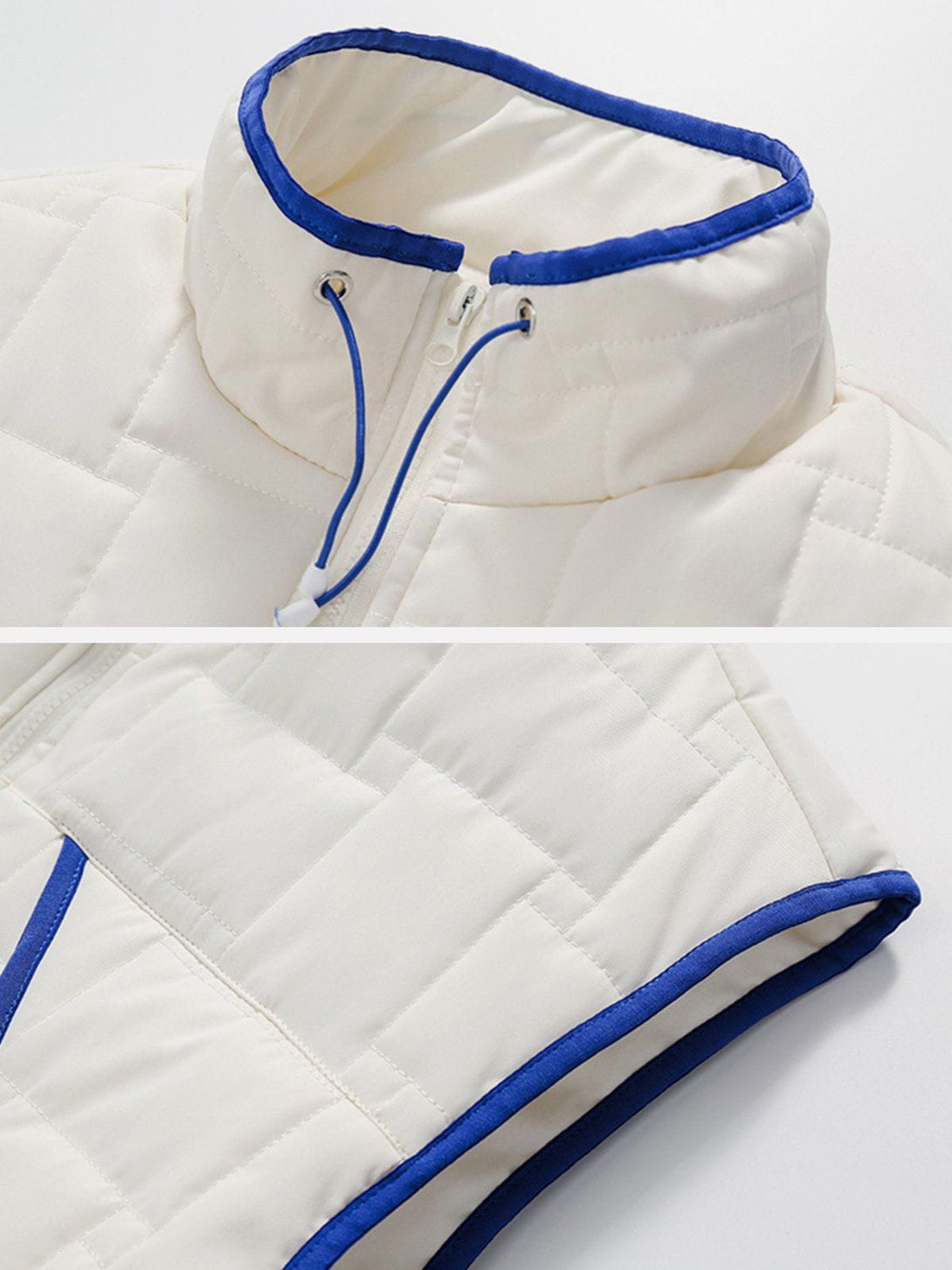 Levefly - Solid Color Puffer Vest Gilet - Streetwear Fashion - levefly.com