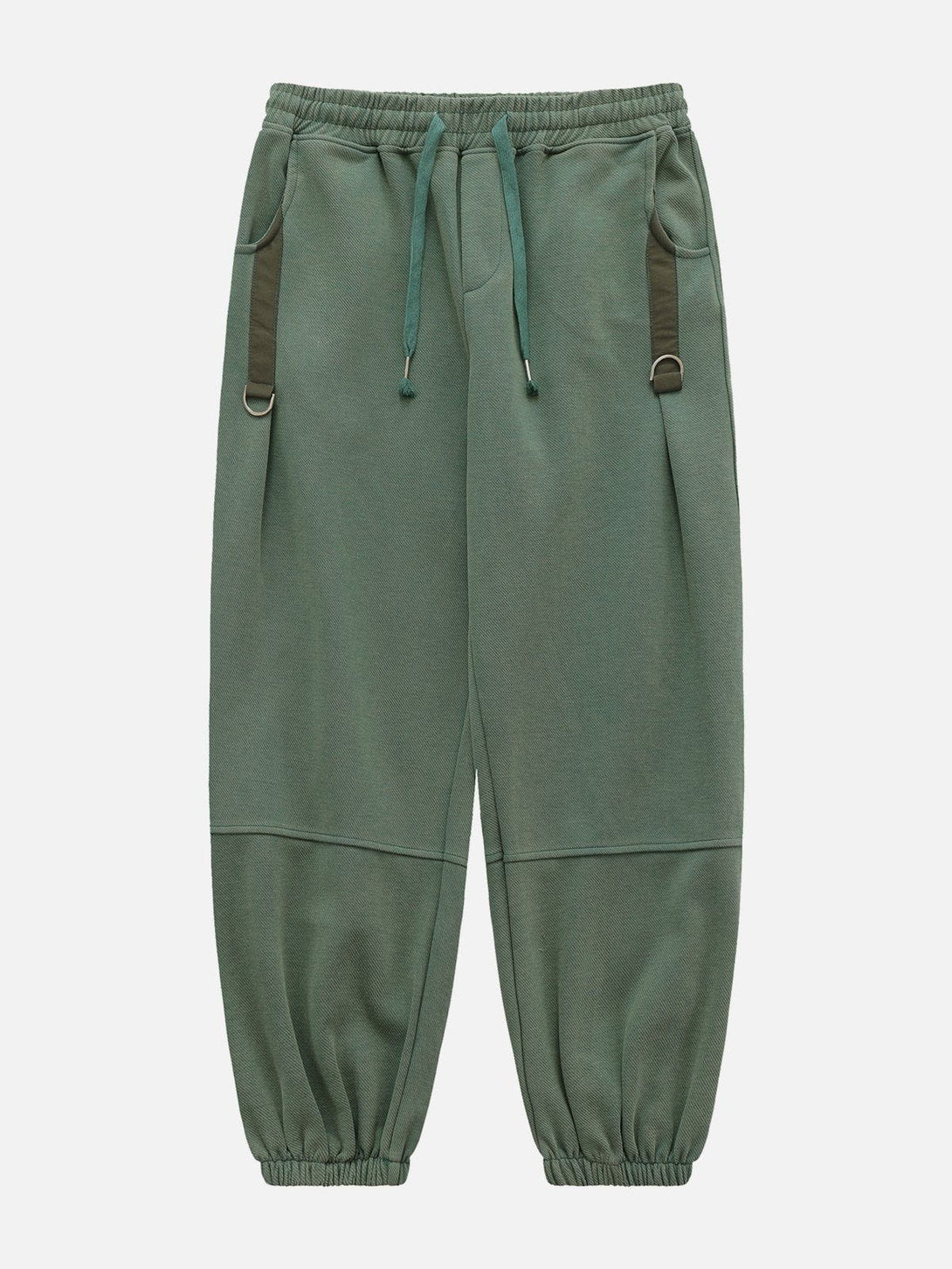 Levefly - Solid Color Ruffle Sweatpants - Streetwear Fashion - levefly.com