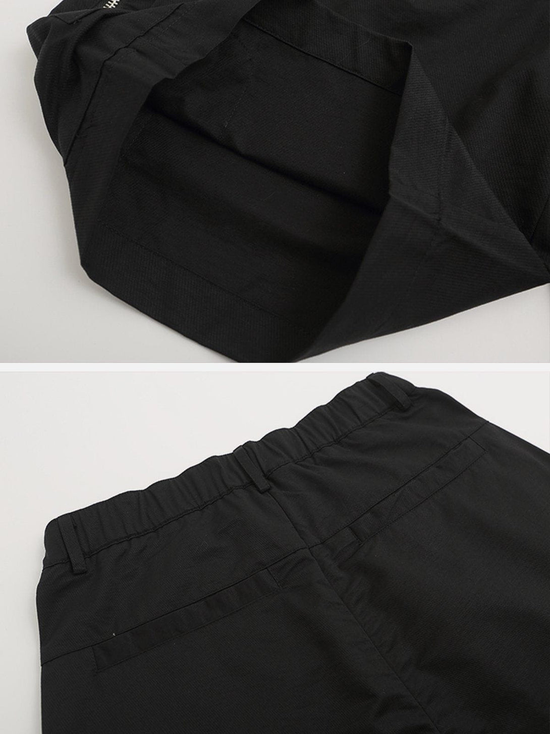 Levefly - Solid Color Side Zipper Pockets Cargo Shorts - Streetwear Fashion - levefly.com