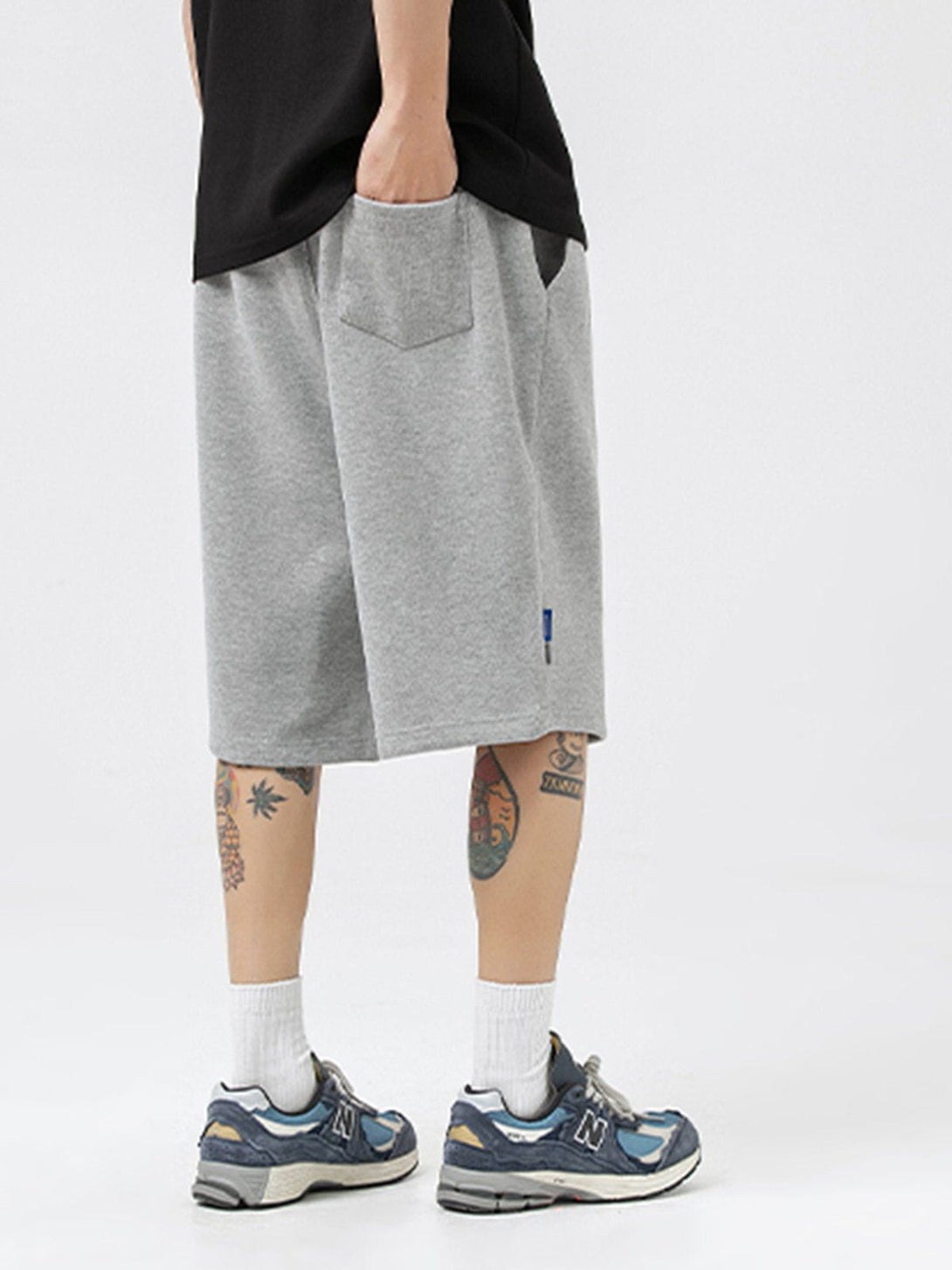 Levefly - Solid Coloured Drawstring Shorts - Streetwear Fashion - levefly.com