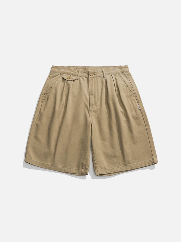 Levefly - Solid Essential Cotton Shorts - Streetwear Fashion - levefly.com